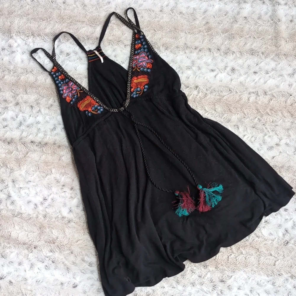 Free People Lovers Cove Mini Dress